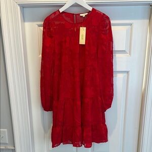 JADE Red Dress- NEW WITH TAGS